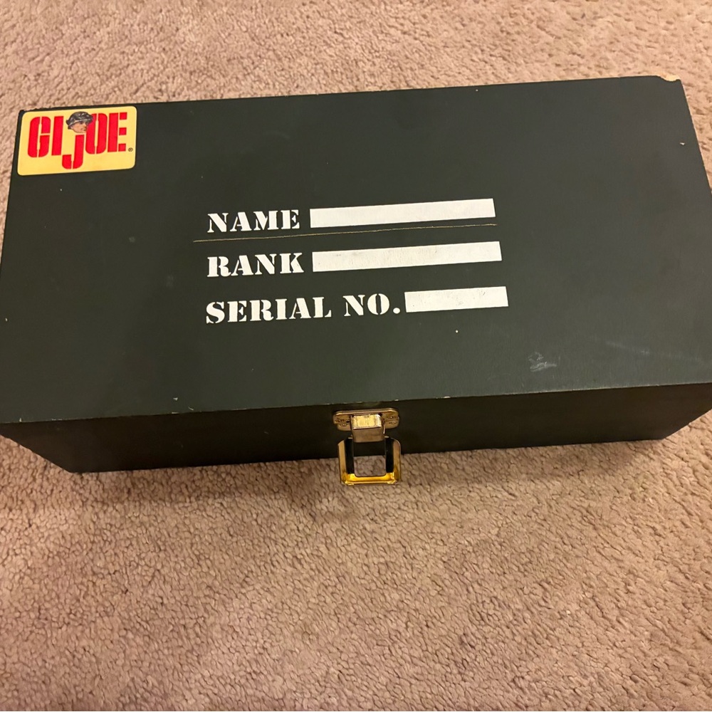 Vintage G.I. Joe Storage Box